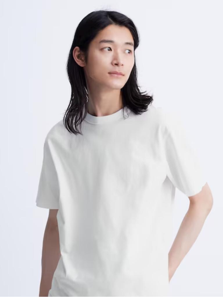 Uniqlo U 100% Cotton Crew Neck T-shirt. Picture: Uniqlo