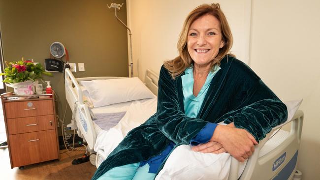 MP Fiona Patten recovering in hospital after having her kidney taken out following a cancer scare. Robbie Swan. Picture: Tony Gough