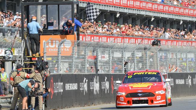 The iconic Adelaide 500 Supercar event always draws a massive audience.