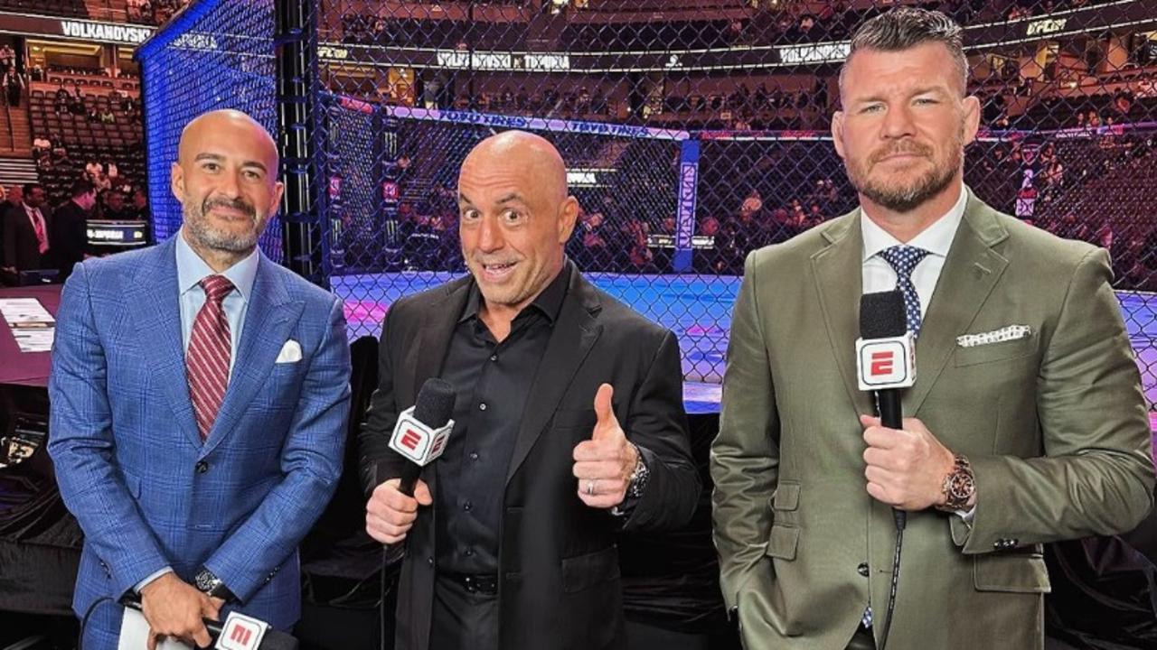 Michael Bisping and the ESPN team. Photo: Instagram, @mikebisping.