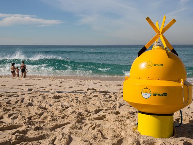 The Optus Clever Buoy will detect sharks as they approach the beach. It is expected to be trialled at Bondi over summer.