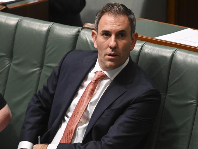 CANBERRA, AUSTRALIA, NewsWire Photos. JUNE 13, 2023: Treasurer Jim  Chalmers during Question Time at Parliament Housein Canberra. Picture: NCA NewsWire / Martin Ollman