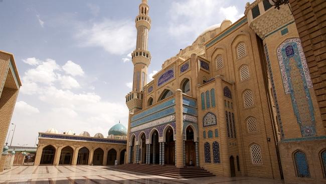 Hayat Mosque in Erbil, Kurdistan, Iraq.