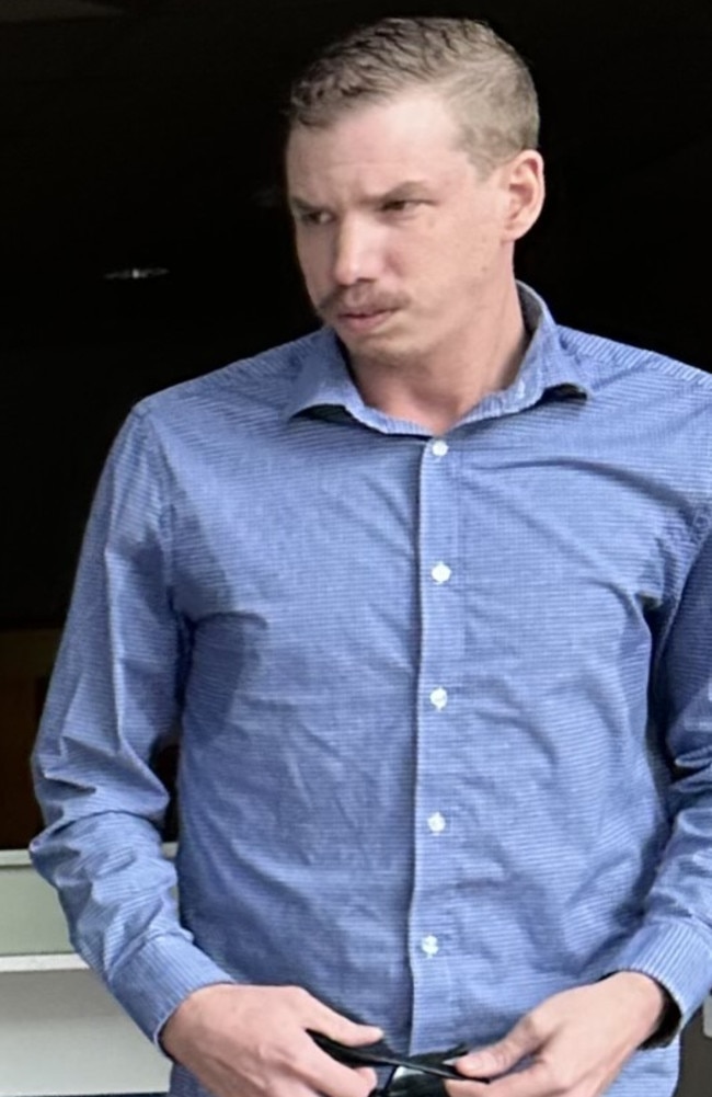 Mitchell Jordan Raddatz outside Maroochydore Magistrates Court.