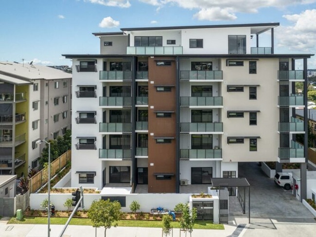 A $22.6 million social housing apartment complex in Brisbane has opened off a collaboration between the Queensland Government, The National Housing Finance and Investment Corporation (NHFIC), and specialist community housing provider BlueCHP. Picture: BlueCHP