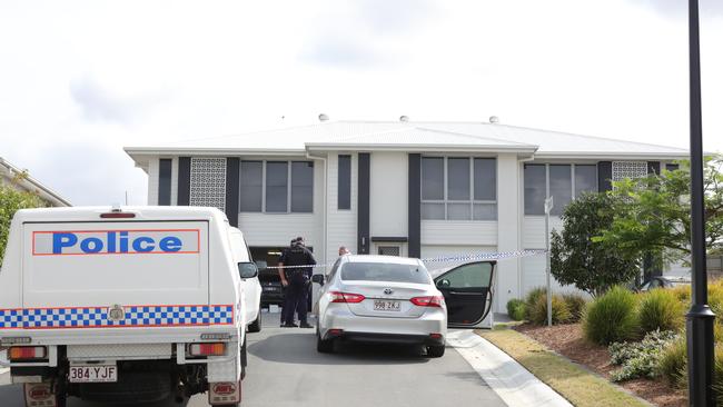 The driveway of the Pimpama home. Picture Glenn Hampson