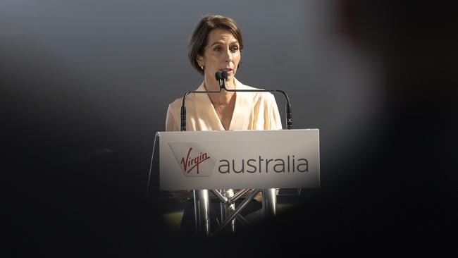 Virgin Australia CEO Jayne Hrdlicka appears to have caused some friction within the airline’s management with her approach to turning Virgin into a profitable carrier. Picture: Sarah Marshall / NCA NewsWire