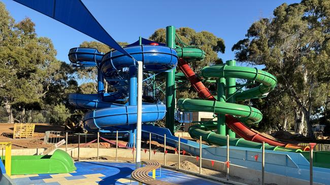 The triple water slide tower. Picture: The City of Salisbury