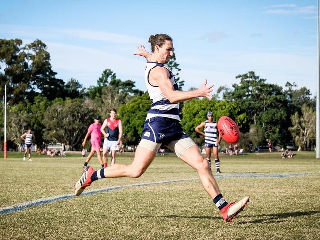 Broadbeach Cats player Jordan Moncrieff. Picture credit: Brooke Sleep Photography.