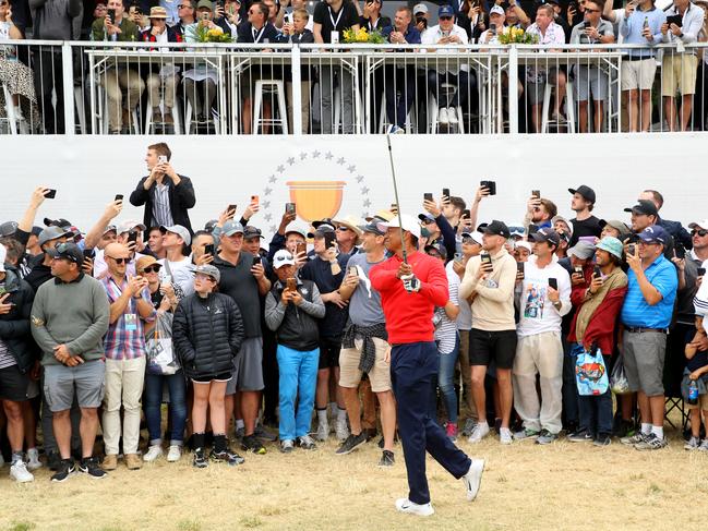 Tiger Woods was among the stars to play in the 2019 Presidents Cup at Royal Melbourne. Picture: Getty