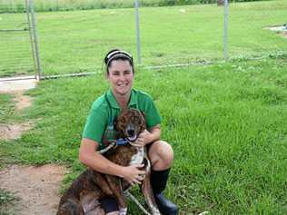 Kingaroy RSPCA volunteer co-ordinator Wendy Stratford with Barney. Picture: Madeline Grace