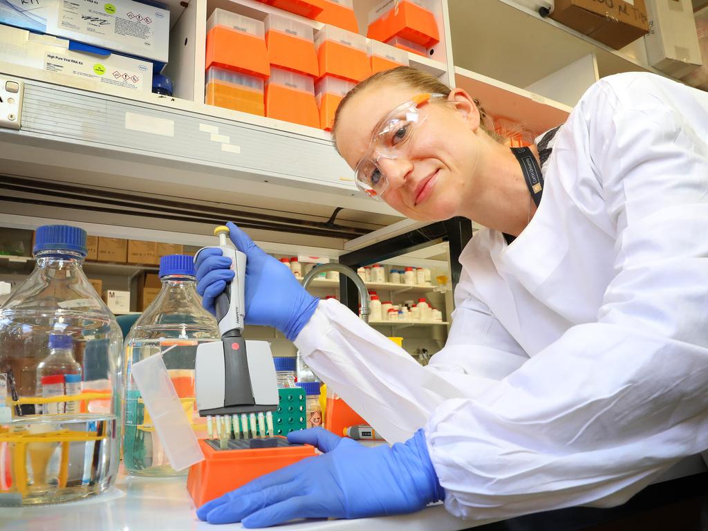 UQ virologist Dr Kirsty Short. Picture: Liam Kidston