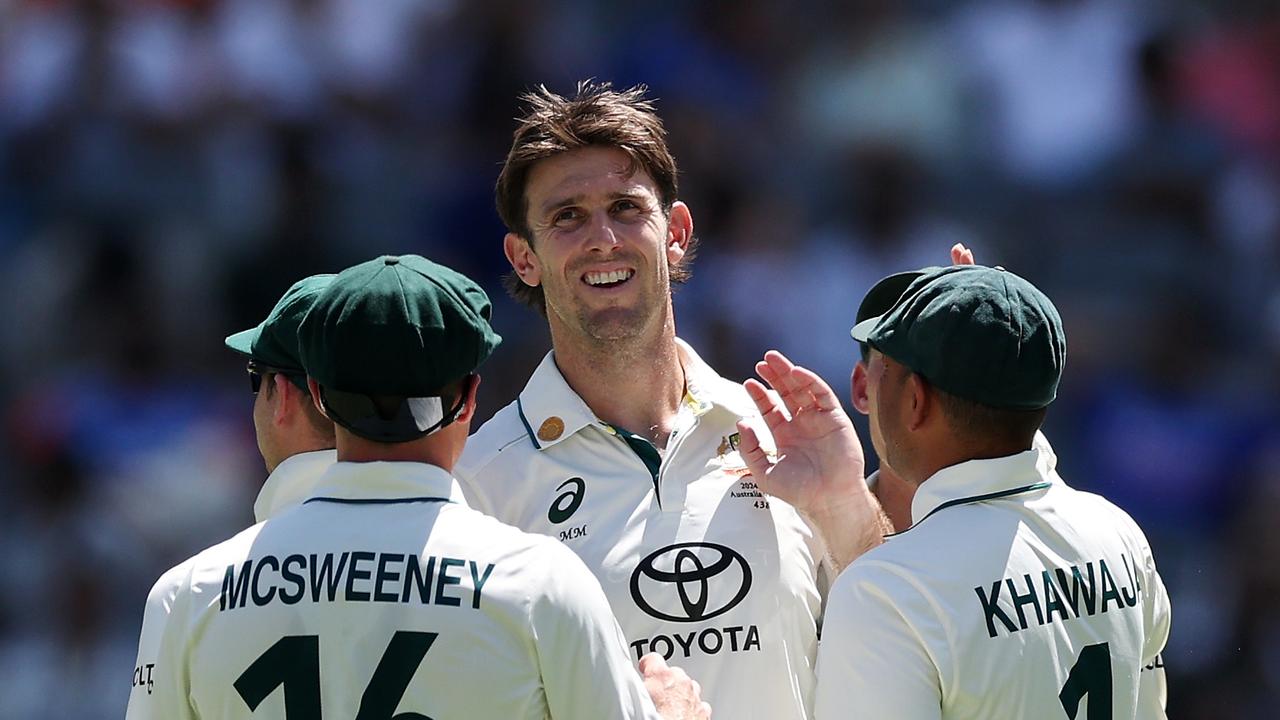 Mitch Marsh is expected to play in the second Test in Adelaide, but it’s unclear whether he’ll be fit to bowl. Picture: Cameron Spencer/Getty Images