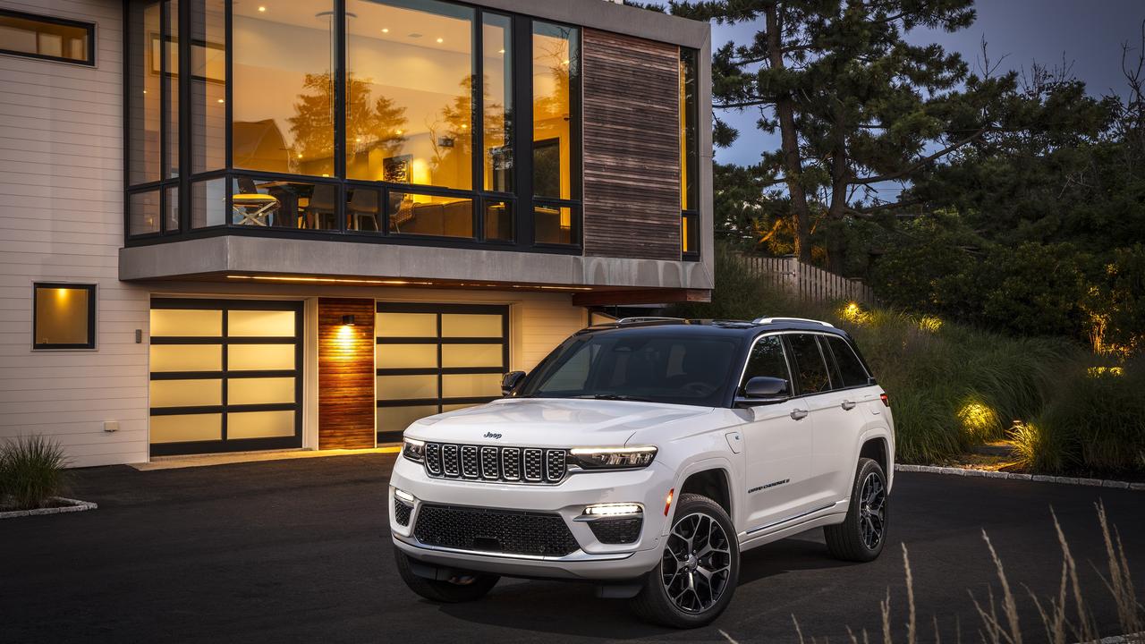 The luxurious 2023 model Jeep Grand Cherokee.