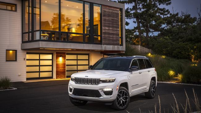 The luxurious 2023 model Jeep Grand Cherokee.