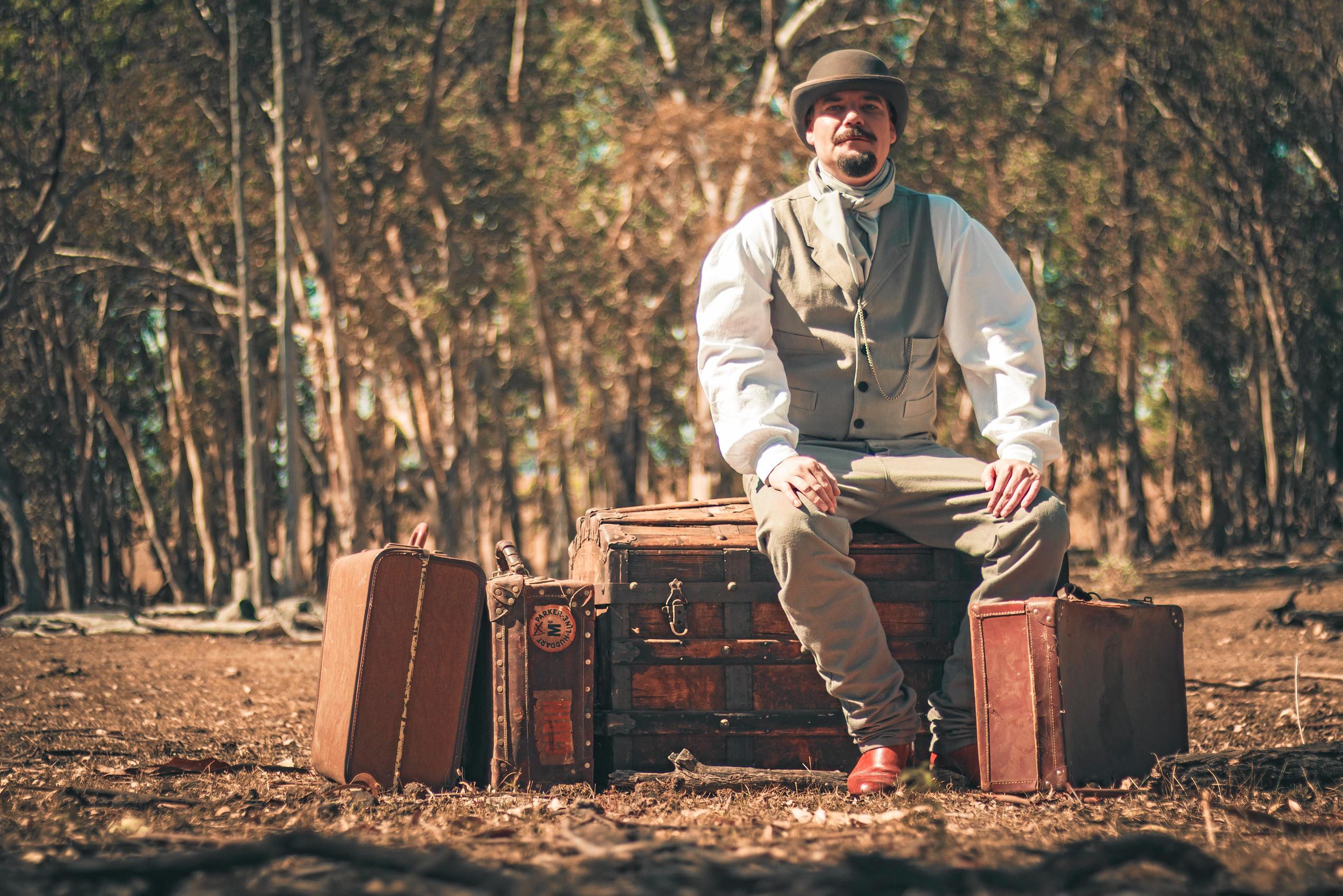 ASHTON FILM: Photographs taken during the filming of Ashtons, the life story of James Ashton. Picture: Leonie Kelly