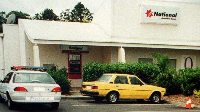 The NAB at Browns Plains where police officer Neil Scutts was shot during an armed robbery.