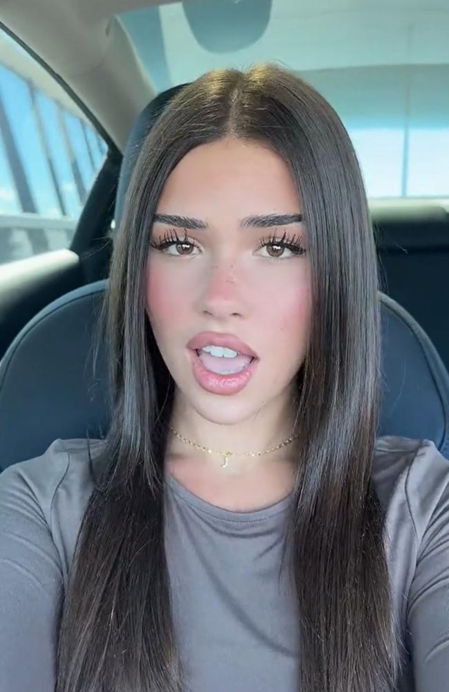 Leah Halton is set to have the most liked video on TikTok. Picture: TikTok/@looooooooch