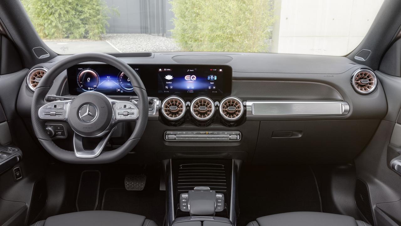 The Mercedes-Benz EQB is loaded with tech.