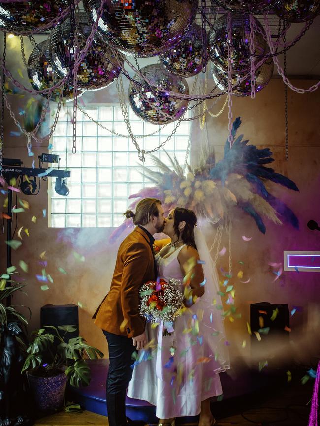 The Altar Electric launch a Vegas style wedding elopement package. Couple Kris and Grace have been the first to sign up. Picture: Abbie Davis, Mrs White Photography