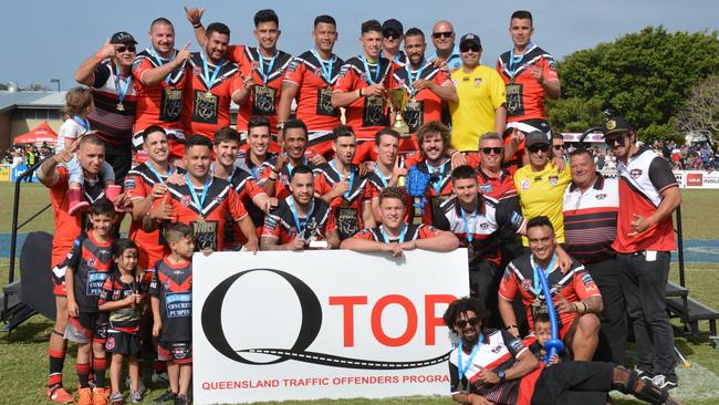 The Redbacks after winning the Doug Lipp Cup reserve grade premiership. Picture: Rugby League Gold Coast