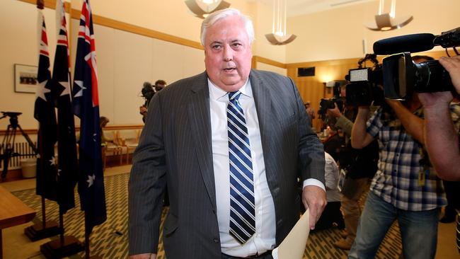 Liquidators will try to  recoup millions of dollars from Clive Palmer and his associated companies. Pictures: Kym Smith