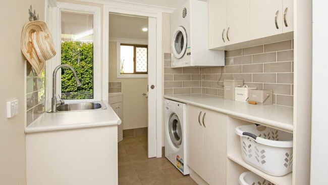 A spacious laundy helps make the chores easier.