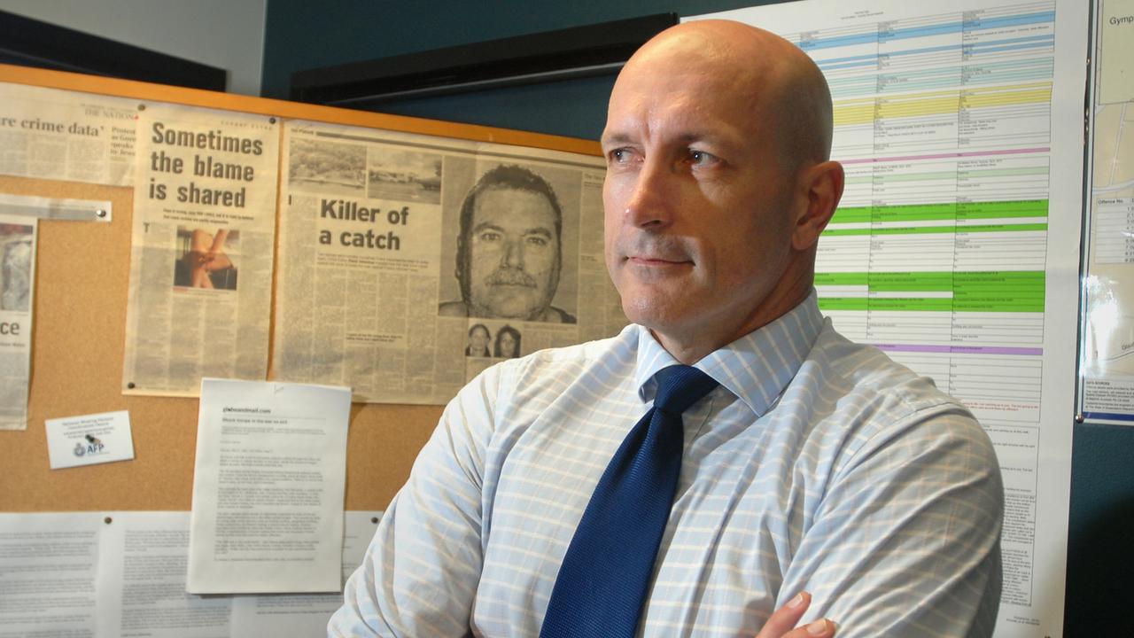 Then-Detective Superintendent Steve Gollschewski in 2007.