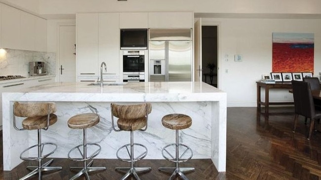 How the kitchen looked when Calombaris bought the property.