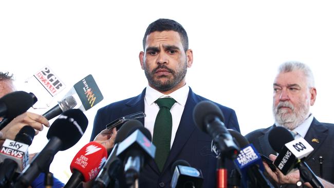 Greenberg provided Greg Inglis with a reference for court. (Photo by Matt King/Getty Images)