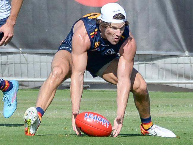 Former St Kilda player Nathan Freeman will be a key inclusion in the Crows SANFL squad this season. Picture: Brenton Edwards