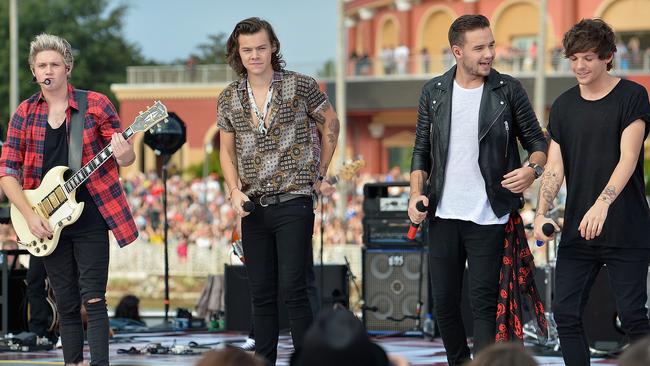 No show ... One Direction’s remaining members were left to perform without Zayn Malik after he failed to make it to Orlando, Florida for a live appearance on the Today show. Picture: Getty Images