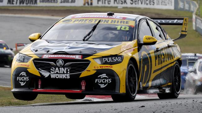 Lee Holdsworth driving in the Perth SuperSprint.