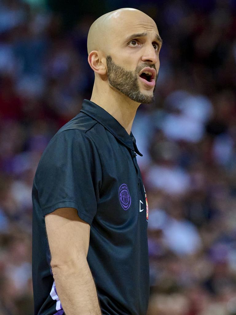 Kings coach Mahmoud Abdelfattah has had a tough initiation to the NBL. Picture: Getty Images