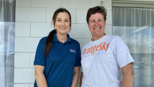 Australian Street Aid Project founder Kayleigh Brewster has teamed with Orange Sky Laundry Mackay service co-ordinator Lisa Jamieson to bring a Sleep Bus to Mackay.