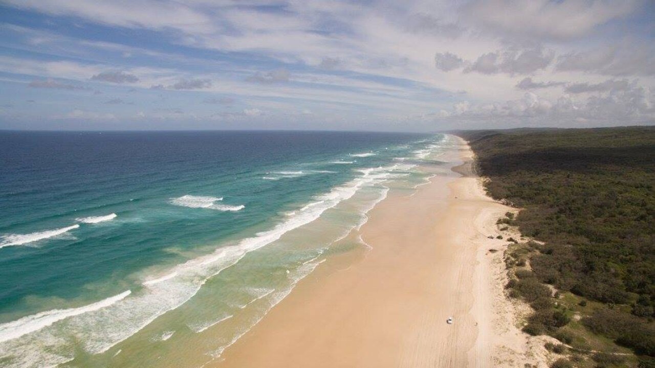 Paramedics hold concerns for a man suffering back and chest pain after a motorcycle crash at a popular 4wd beach. Picture: Australia.com on Facebook/file.