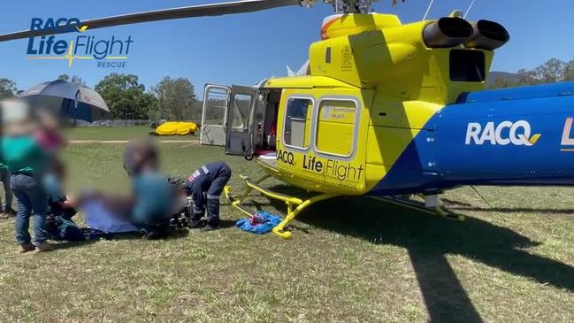 LifeFlight quad bike rollover