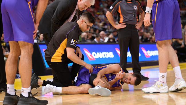 Kevin Lisch suffered a serious knee injury last season. Picture: Getty