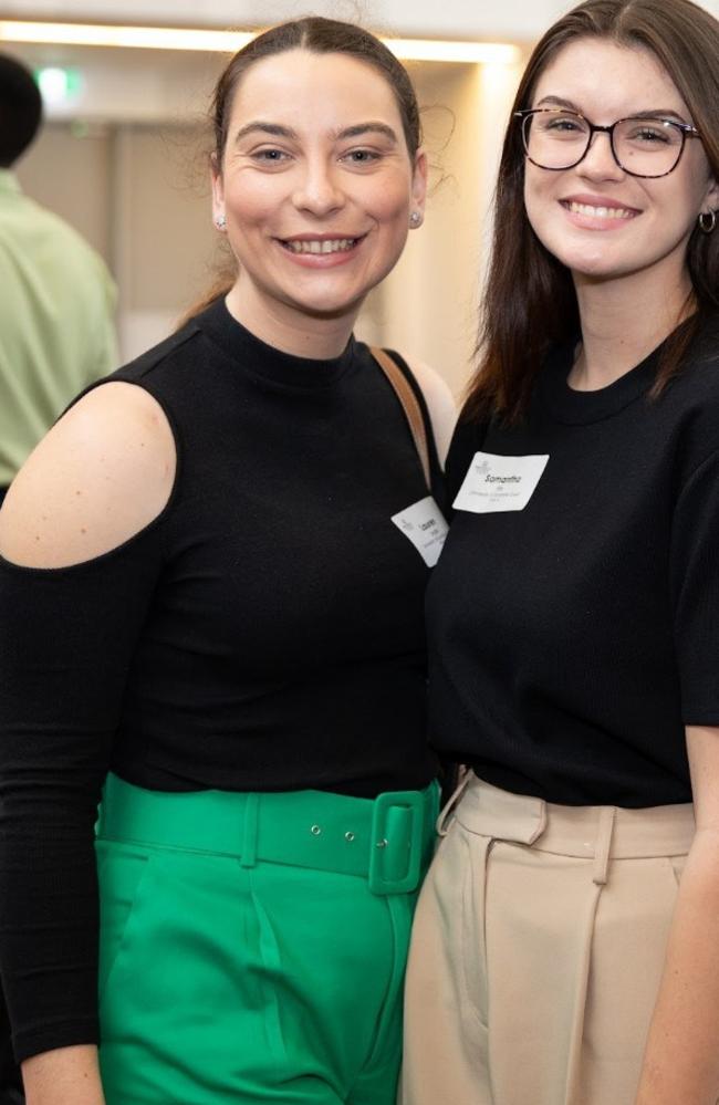 Lauren Zeglio (left) is passionate about a career in sustainable tourism.