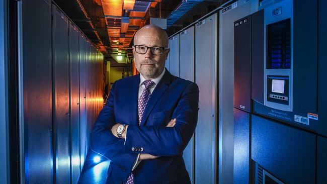 Australia’s former cybersecurity chief Alastair MacGibbon said criminals would likely target individual health records, hospitals and even Australia’s vaccine delivery network. Picture: Roy VanDerVegt