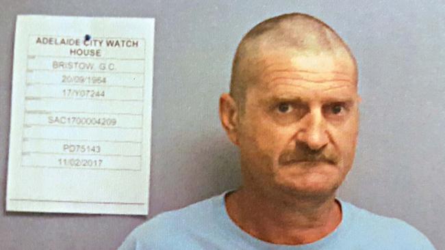Gene Bristow after his arrest.