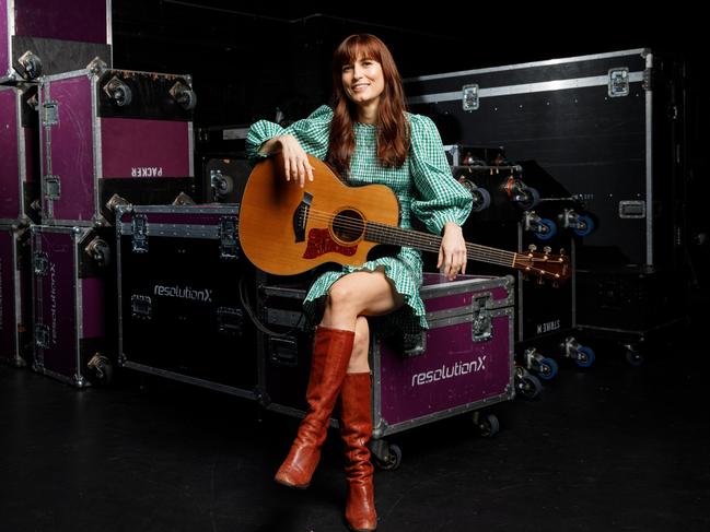 02-08-2024 - Singer songwriter Missy Higgins at the State Theatre, Sydney, ahead of her show. Picture: Max Mason-Hubers/ The AustralianÃ