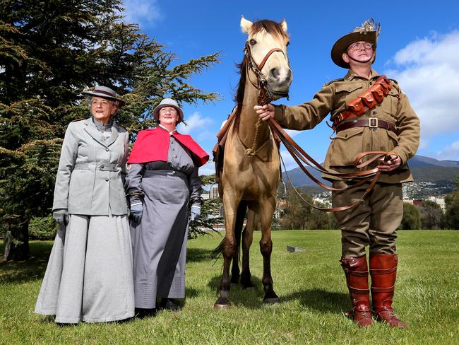 Remembrance Day at the Hobart Cenotaph. Picture: NIKKI DAVIS-JONES