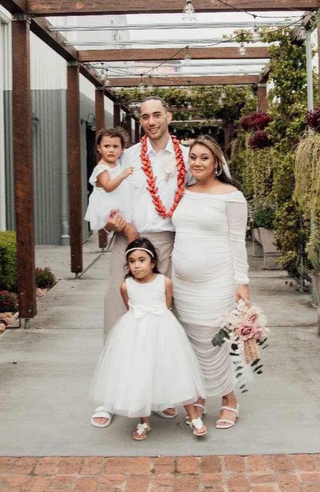 A pregnant mother who went for a nap on the day of her due date, and unexplainably never woke up, has left a gaping hole in her family, leaving behind her two toddler girls and newly wedded husband. 