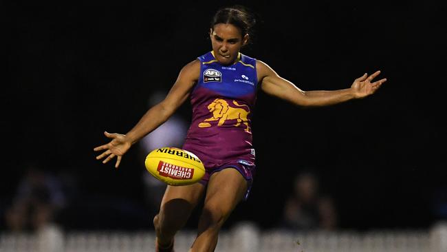 Lions excitement machine Courtney Hodder. Picture: Albert Perez/AFL Photos via Getty Images