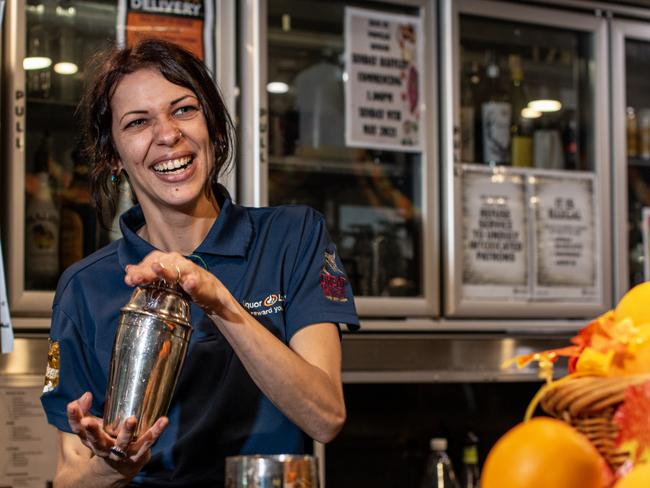 Gayndah's Golden Orange Hotel Motel bartender Cassie Daley claimed the win in the Central and North Burnett Times' Best Bartender competition. Picture: Dominic Elsome