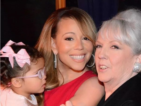 Mariah Carey with her daughter and mother Patricia. Picture: mariahcarey/Instagram