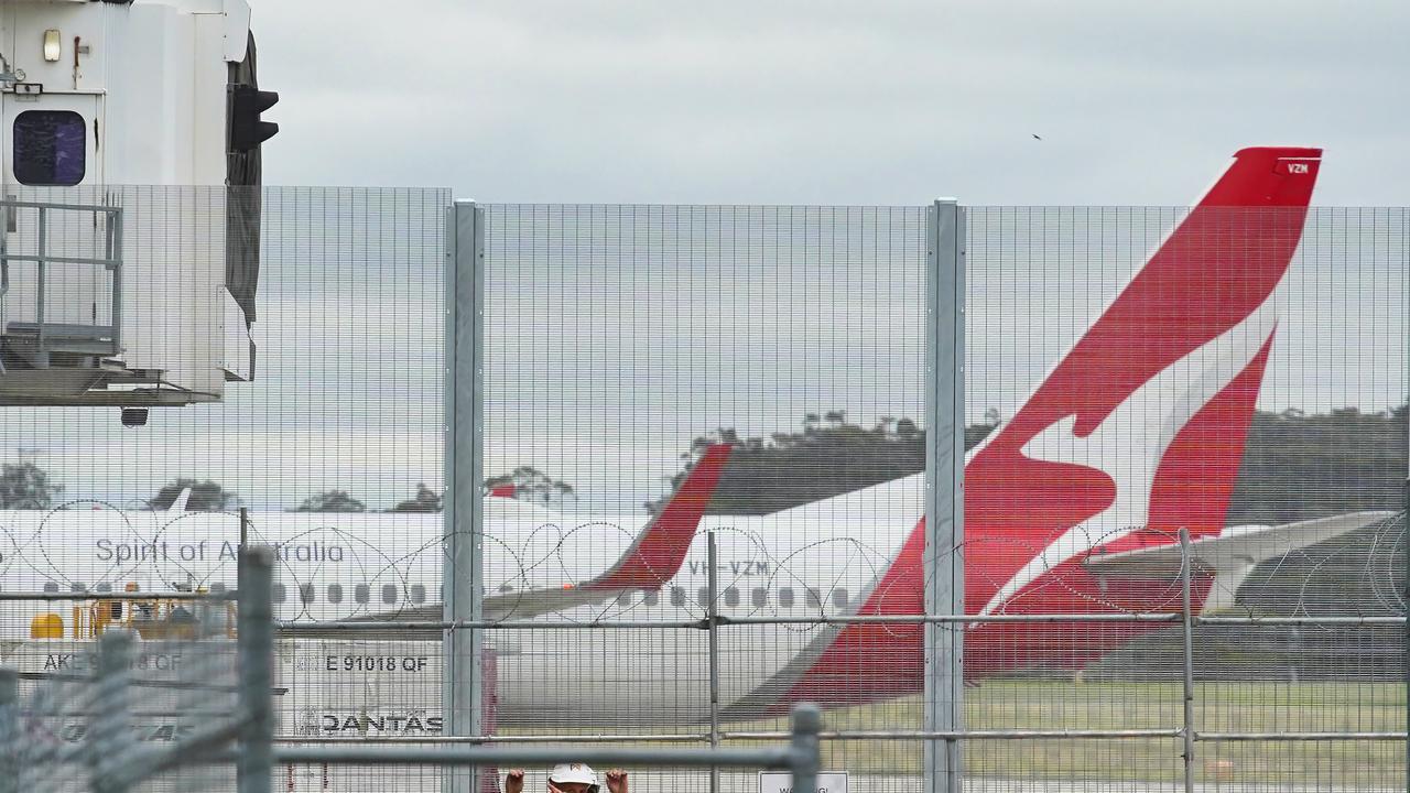 Qantas has been ordered to pay nearly 1700 former workers a total of $120m. Picture: NewsWire/ Luis Enrique Ascui