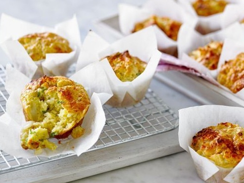 Cauliflower cheese muffins.