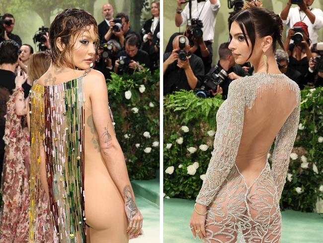 Stars bare their bums at Met Gala